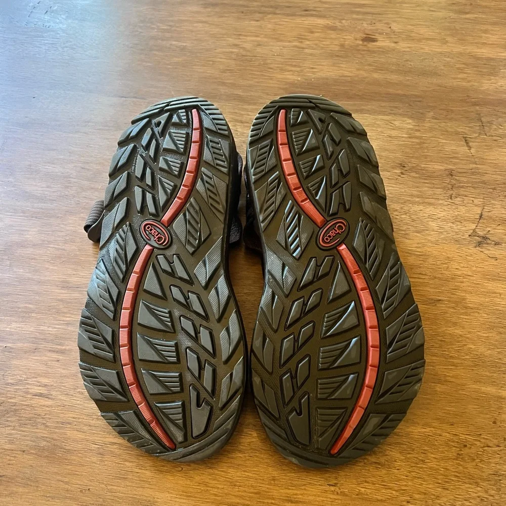 Chaco Brown and Red Sandals